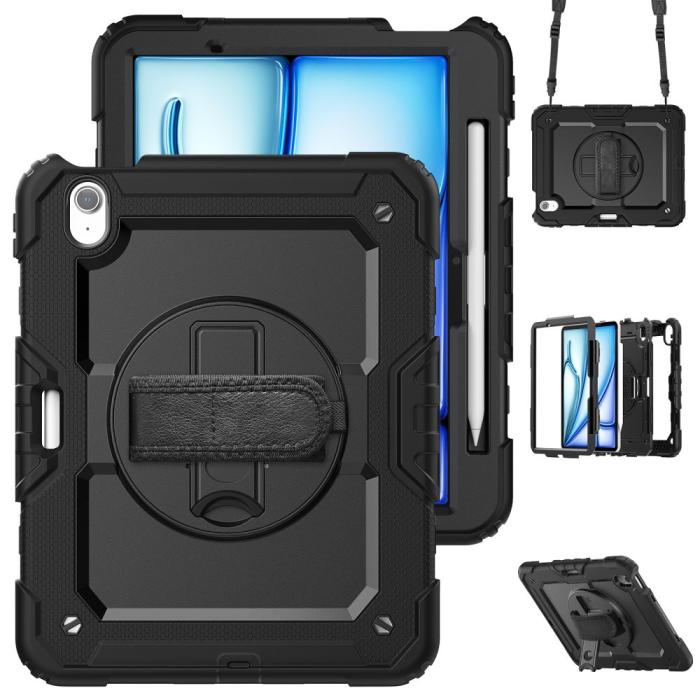 Bild 4, Tech-Protect iPad Air 11 2024 Fodral Solid360 Svart