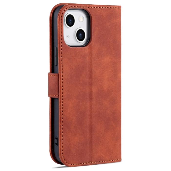Bild 3, AZNS iPhone 14 Plus Fodral Skin Touch Brun