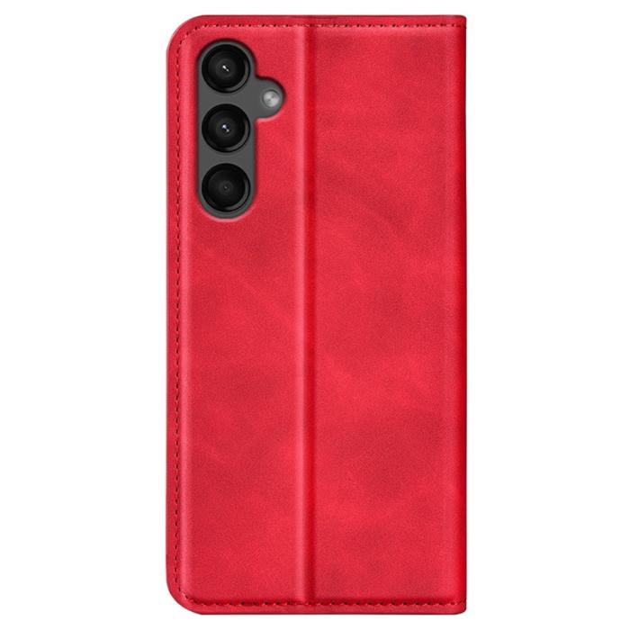Bild 6, Samsung Galaxy A15 5G Fodral Flip Skin Touch Röd