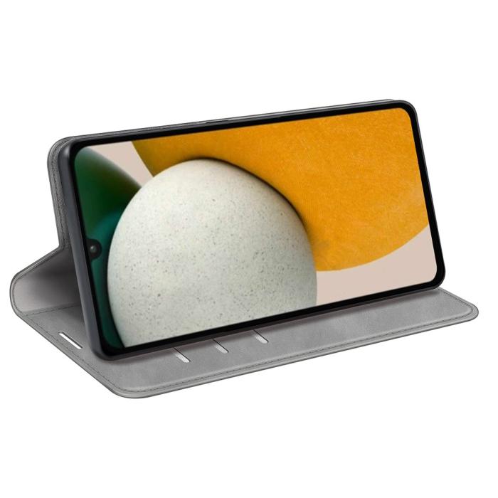 Bild 3, Samsung Galaxy A15 5G Fodral Flip Skin Touch Grå