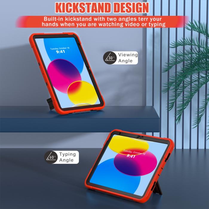 Bild 5, iPad 11 2025 / 10.9 2022 Shockproof Hybrid Skal Med Kickstand