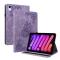 iPad Mini (2021) Fodral Butterfly Flower Lila