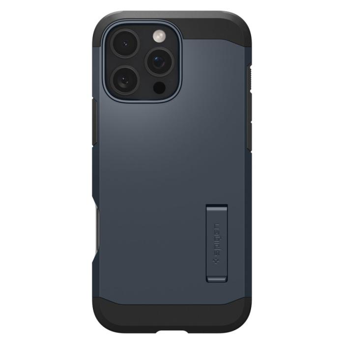 Bild 3, Spigen iPhone 16 Pro Skal MagSafe Mag Tough Armor Metal Slate