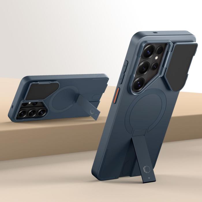 Bild 4, Tech-Protect Galaxy S26 Ultra Skal MagSafe Kevlar Aura Navy Blue