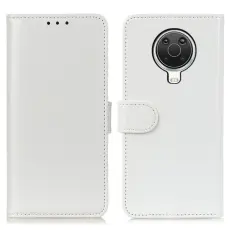 Nokia G10 / G20 Fodral Crazy Horse Retro Läder Vit