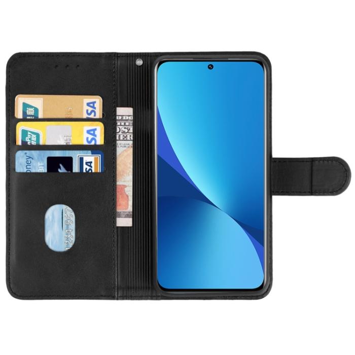 Bild 3, Xiaomi 12 Fodral Läder Svart