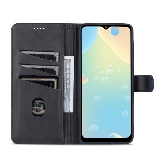 Bild 6, AZNS Samsung Galaxy A33 5G Fodral Läder Svart