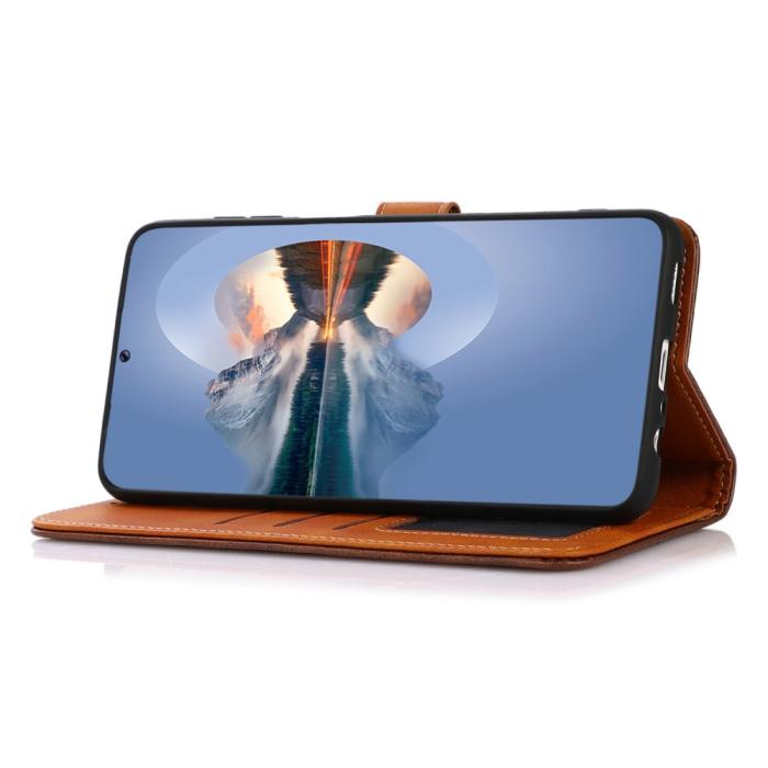 Bild 3, KHAZNEH Samsung Galaxy S23 Plus Fodral Dual-Color Brun
