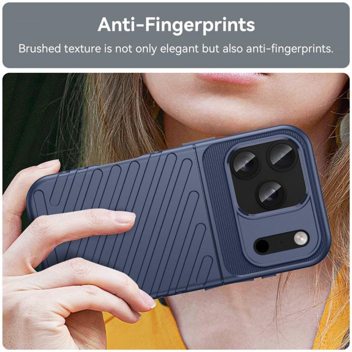 Bild 6, iPhone 18 Pro / 17 Pro Skal Skal TPU Vävt Mönster Blå