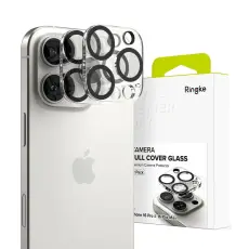 Ringke iPhone 16 Pro / 16 Pro Max 2-PACK Linsskydd H&auml;rdat Glas Transparent