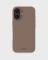 holdit iPhone 16 Mobilskal Silikon Mocha Brown