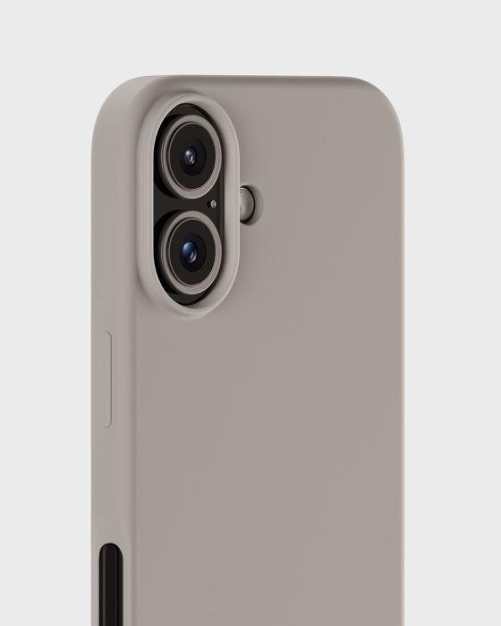 Bild 4, holdit iPhone 16 Mobilskal Silikon Taupe