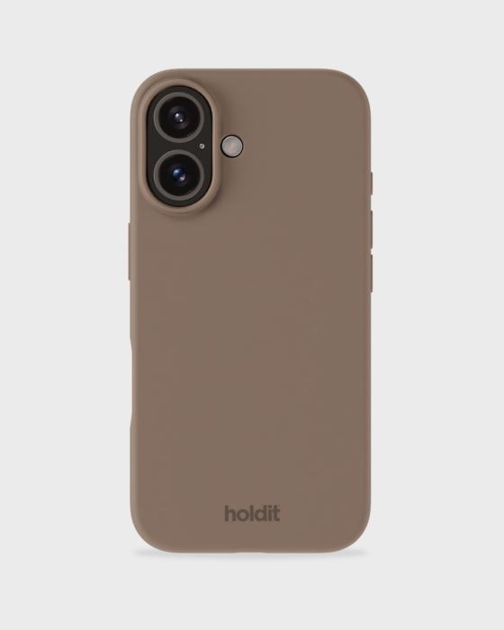 Bild 1, holdit iPhone 16 Mobilskal Silikon Mocha Brown