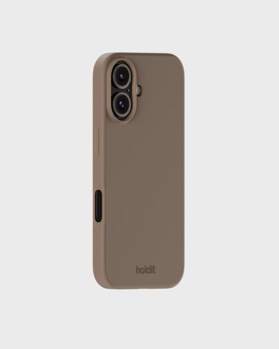Bild 2, holdit iPhone 16 Mobilskal Silikon Mocha Brown