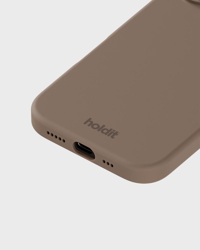 holdit iPhone 16 Mobilskal Silikon Mocha Brown