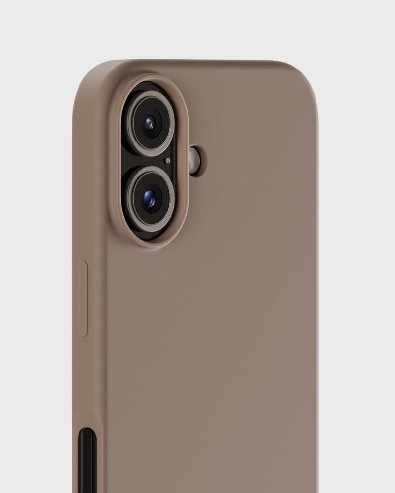 holdit iPhone 16 Mobilskal Silikon Mocha Brown