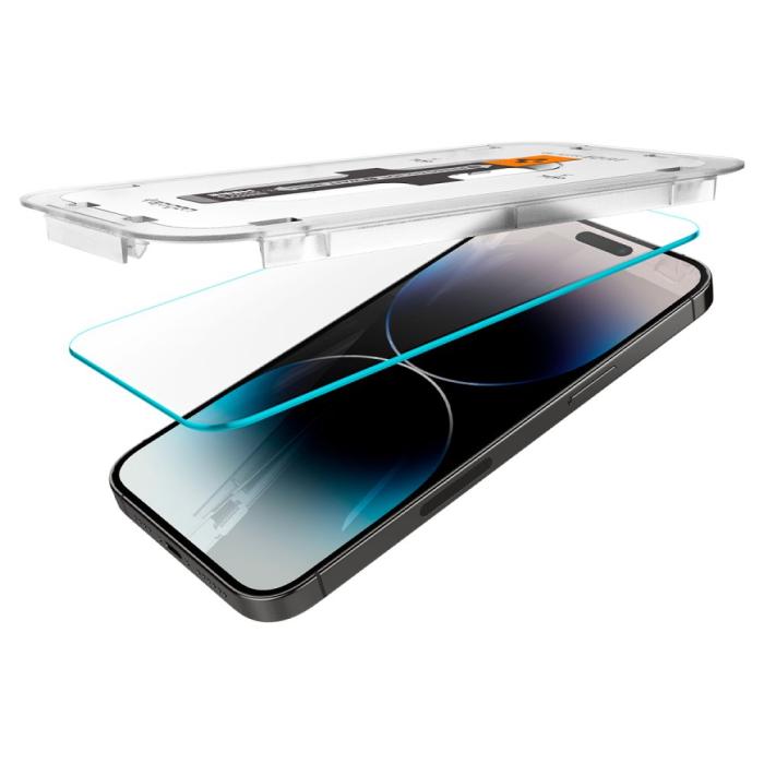 Bild 6, Spigen iPhone 14 Pro 2-PACK GLAS.tR 
