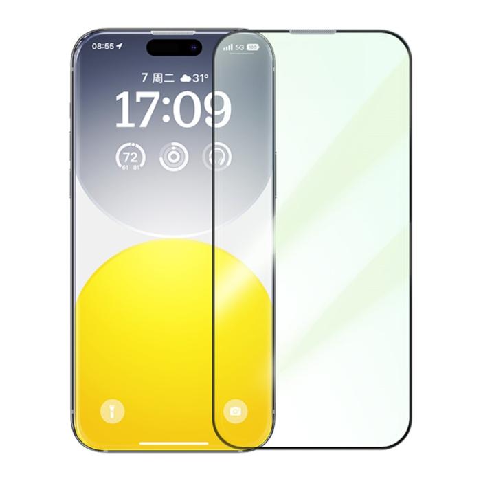 Bild 1, BASEUS iPhone 15 Plus Skärmskydd Heltäckande