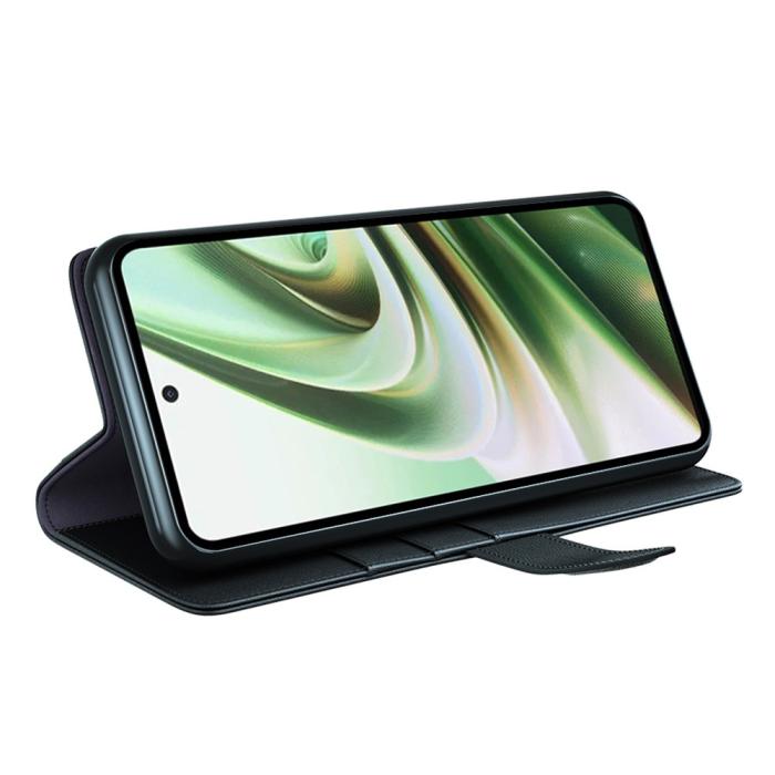 Bild 3, OnePlus Nord CE 3 Lite 5G Fodral Premium Äkta Läder Svart