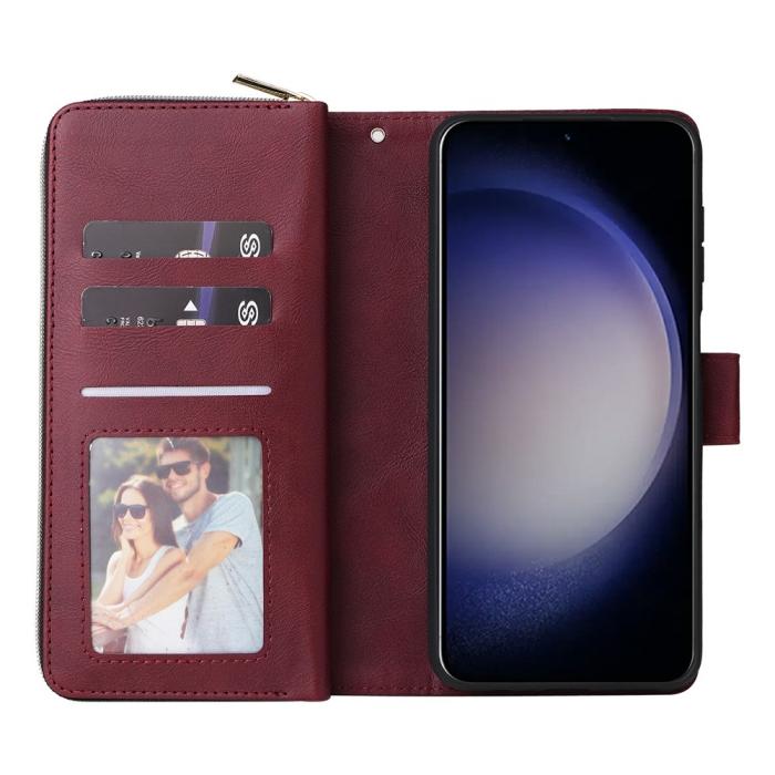 Bild 2, Samsung Galaxy S26 Fodral Multifunktionellt Vinröd