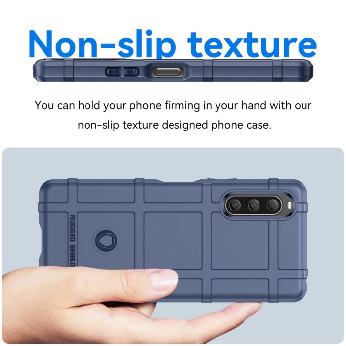 Bild 4, Sony Xperia 10 V Skal TPU Robust Blå