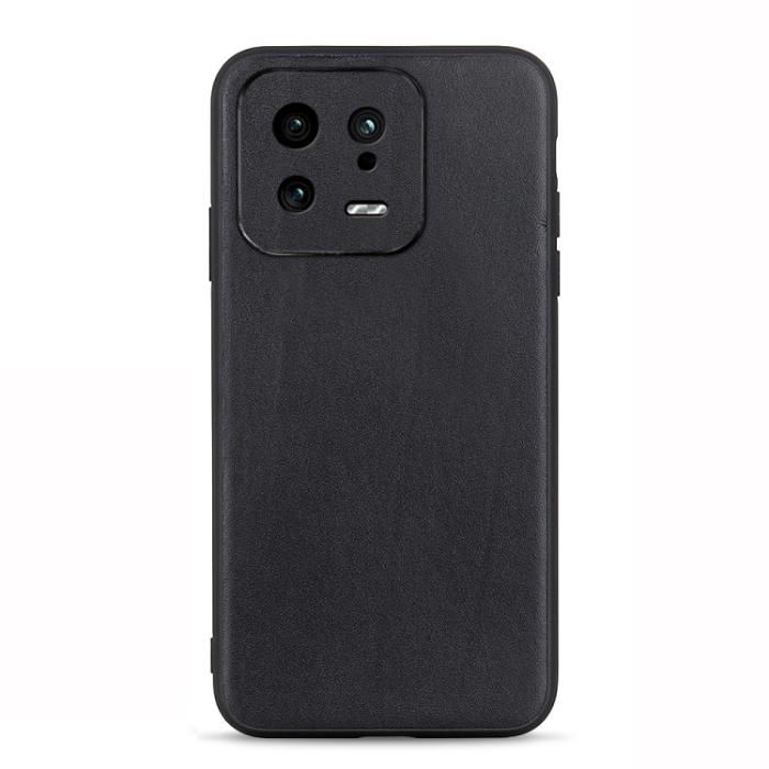 Bild 1, Xiaomi 13 5G Skal Äkta Läder Svart