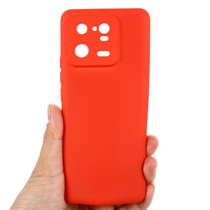 Bild 3, Xiaomi 13 Pro 5G Skal Liquid Silikon Röd