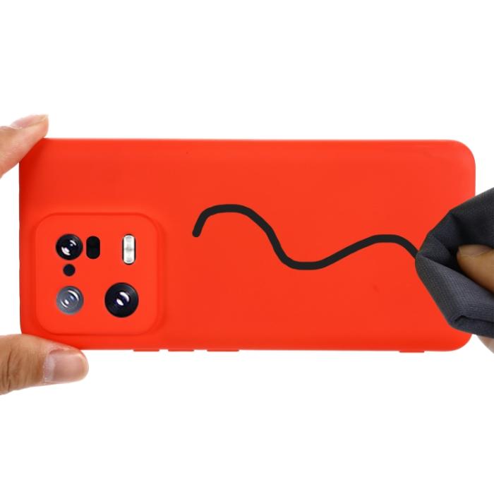 Bild 4, Xiaomi 13 Pro 5G Skal Liquid Silikon Röd