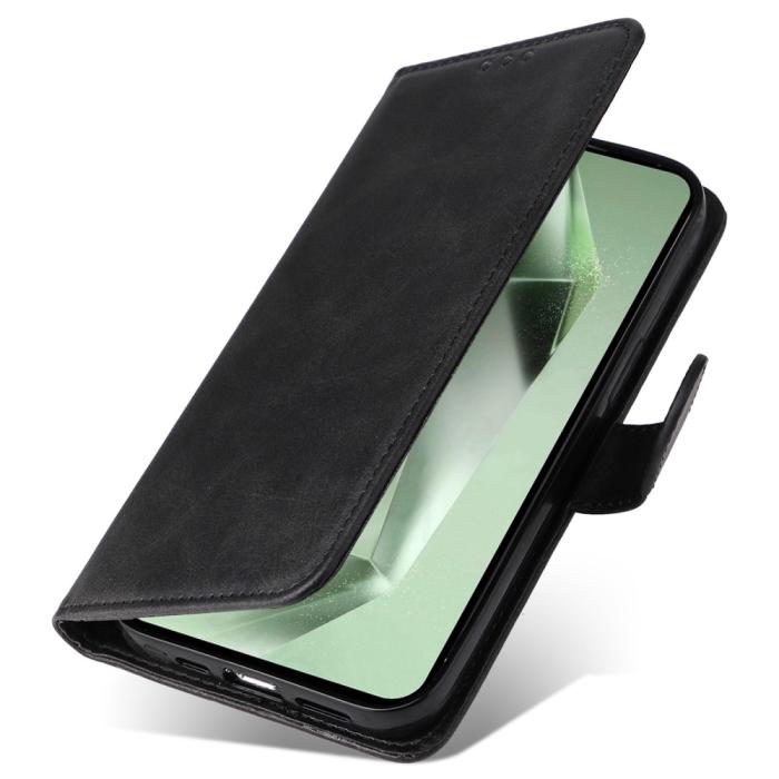 Bild 5, Samsung Galaxy S24 FE Plånboksfodral Läder Svart