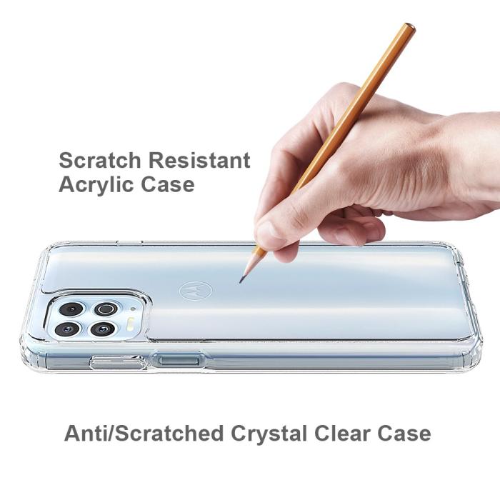 Bild 6, Motorola Moto G100 Skal Akryl/TPU Shockproof Transparent