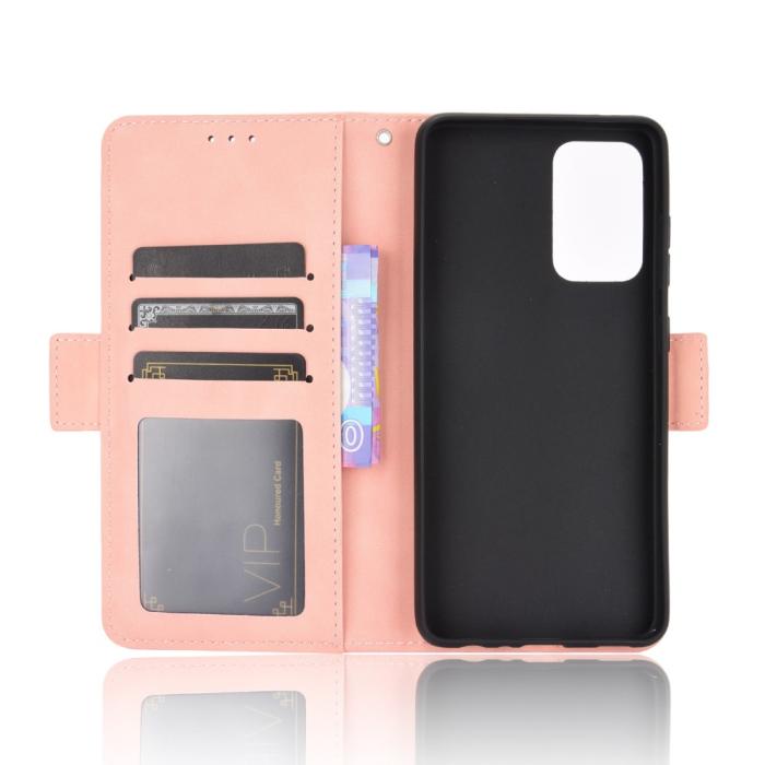 Bild 3, Samsung Galaxy A52 / A52s- Fodral Med Avtagbart Kortfodral - Roséguld