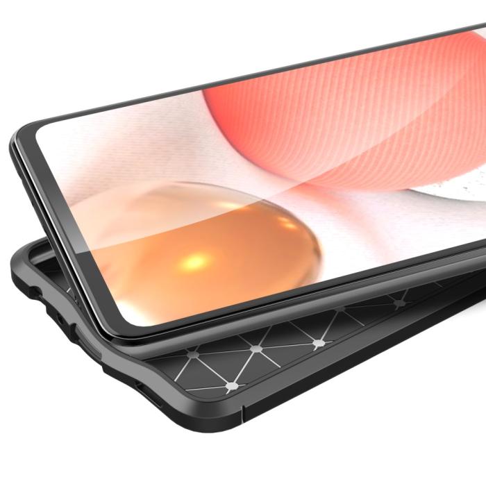 Bild 4, Samsung Galaxy A52 / A52s - Litchi Textur Skal - Svart