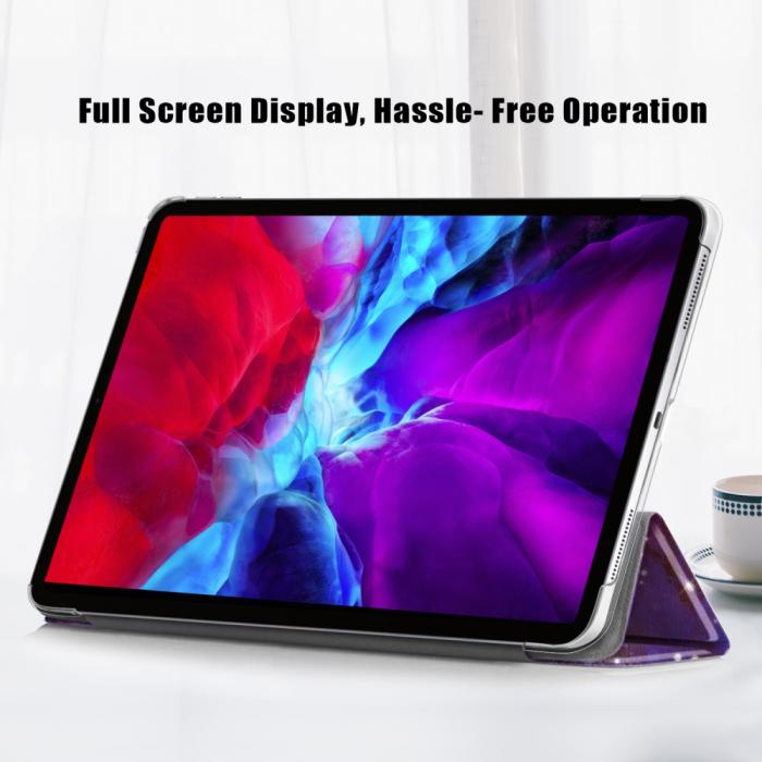 Bild 5, iPad Pro 12.9 (2018/2020/2021) - Tri-Fold Läder Fodral - Cosmic Space