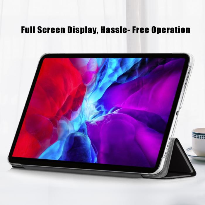 Bild 5, iPad Pro 12.9 (2018/2020/2021) - Tri-Fold Läder Fodral - Dont Touch Me
