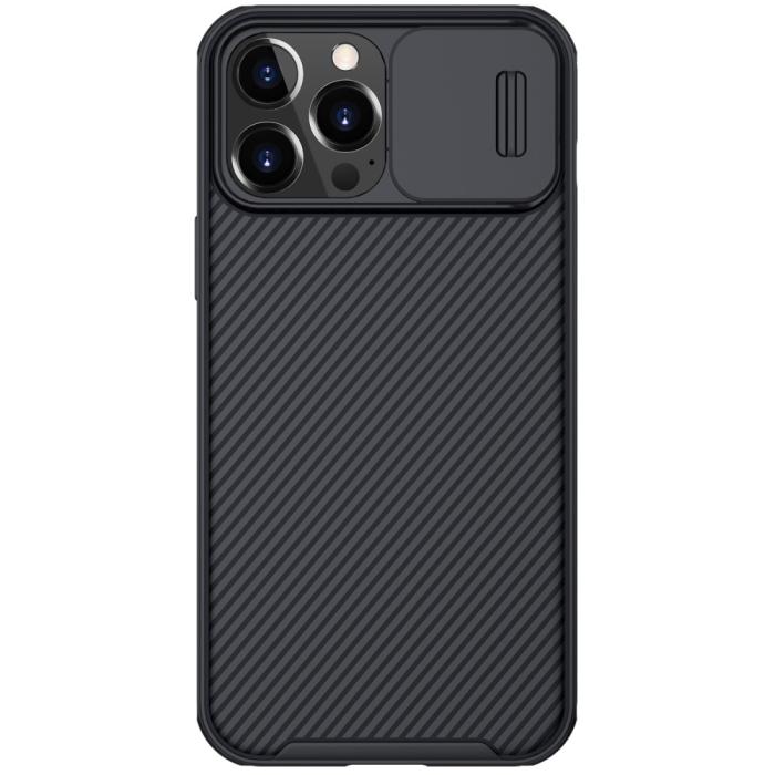 Bild 2, iPhone 13 Pro Max - NILLKIN CamShield Pro Skal - Svart