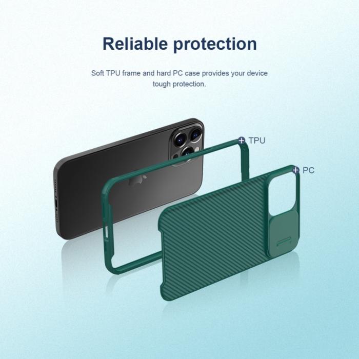 Bild 4, iPhone 13 Pro Max - NILLKIN CamShield Pro Skal - Svart