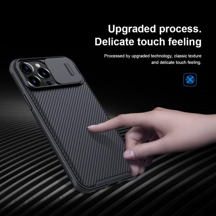 Bild 5, iPhone 13 Pro Max - NILLKIN CamShield Pro Skal - Svart
