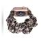 Scrunchie Silk Leopard Armband Apple Watch 42/44/45/49 mm