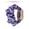 Scrunchie Silk Purple Leopard Armband Apple Watch 42/44/45/49 mm