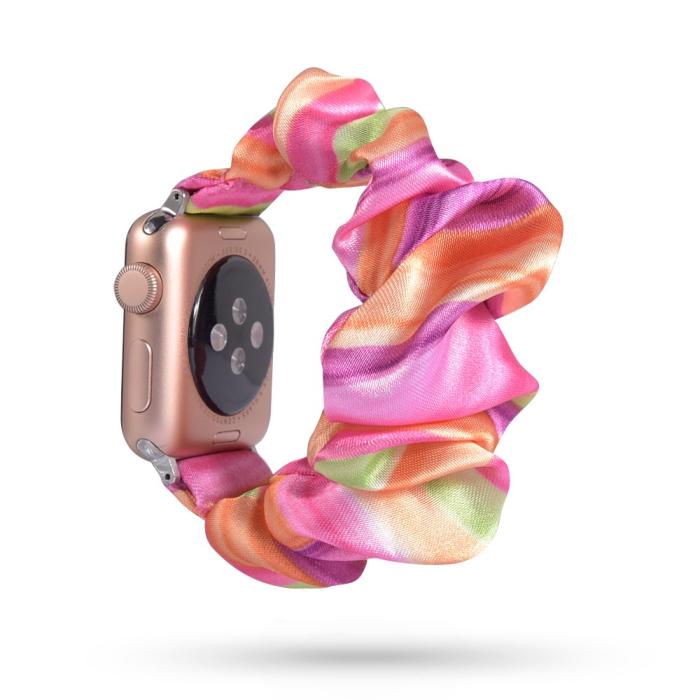 Bild 1, Scrunchie Silk Candy Armband Apple Watch 42/44/45/49 mm