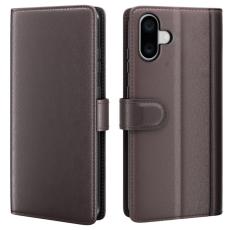 iPhone 16 Fodral Premium Äkta Läder Brun