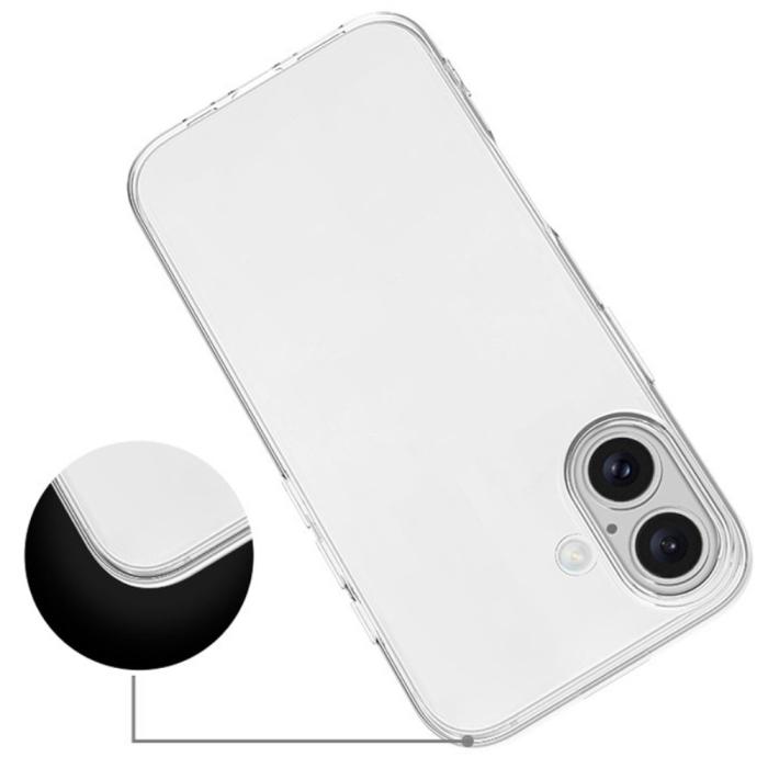 Bild 2, iPhone 16 Skal TPU Transparent