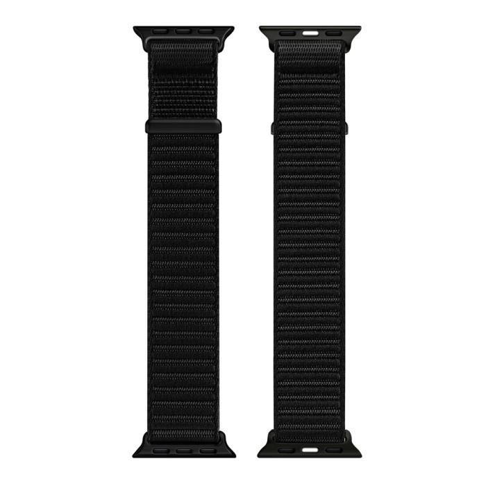 Bild 2, DUX DUCIS Apple Watch 38/40/41/42 mm Armband Nylon Loop Svart