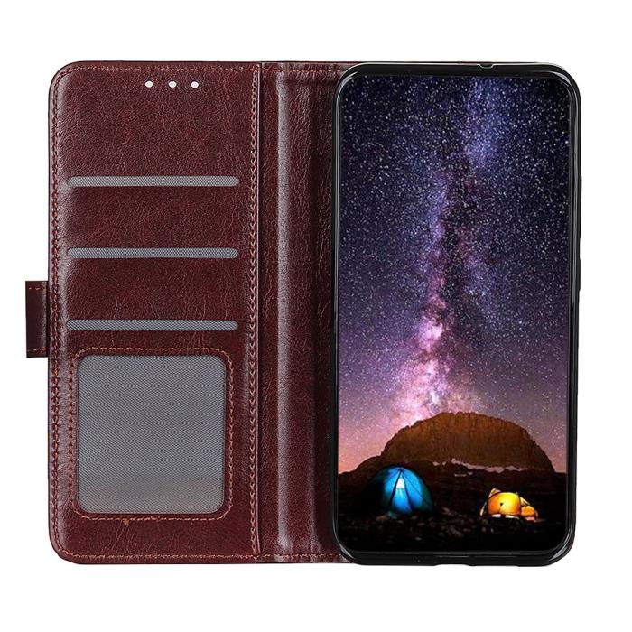 Bild 2, Xiaomi 17T Pro Fodral Crazy Horse Läder Brun