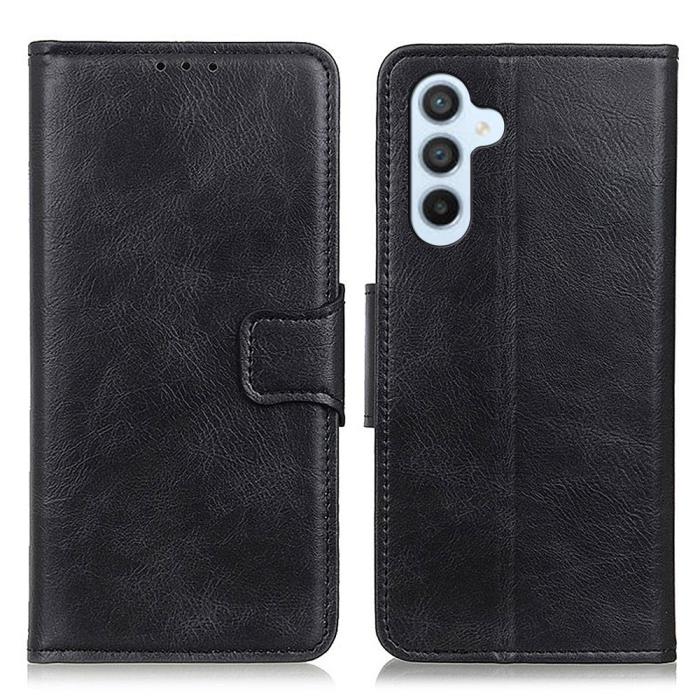 Bild 1, Samsung Galaxy A54 5G Fodral Crazy Horse Läder Svart