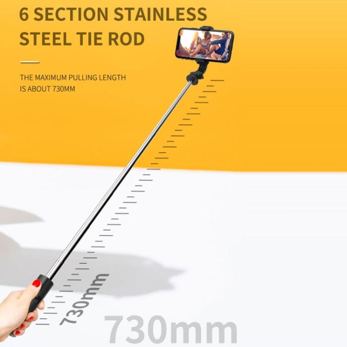 Bild 5, TriPod Selfie Stick Trådlös Bluetooth Svart