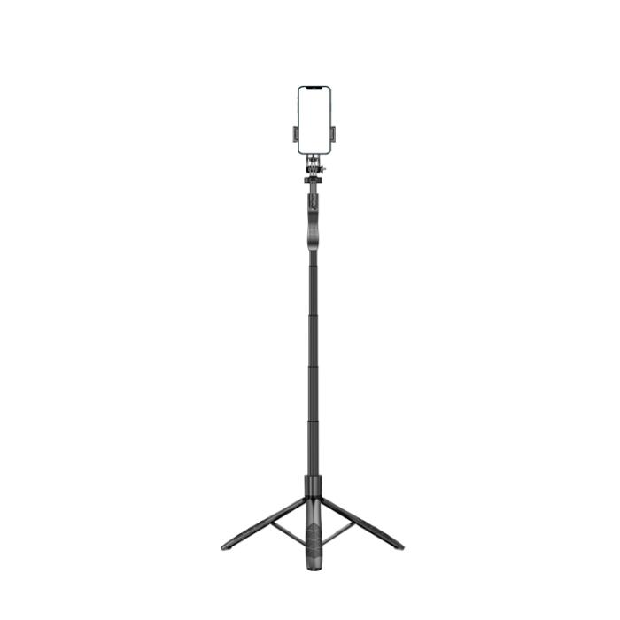 Bild 2, Selfie Stick Tripod 153 cm Bluetooth Svart