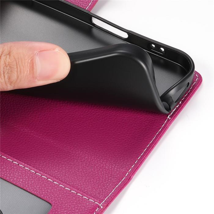 Bild 5, Xiaomi 17T Fodral Litchi Läder Rosa