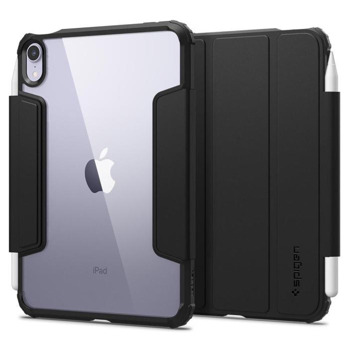 Bild 2, Spigen iPad Mini 2024/2021 Fodral Tri-Fold Ultra Hybrid Pro Svart