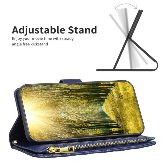 Bild 3, Samsung Galaxy S23 FE Fodral Diamond Multifunktionell Blå